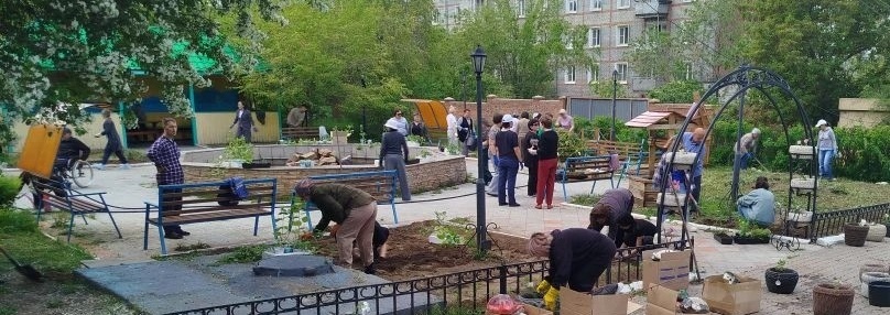 Озеленение территории