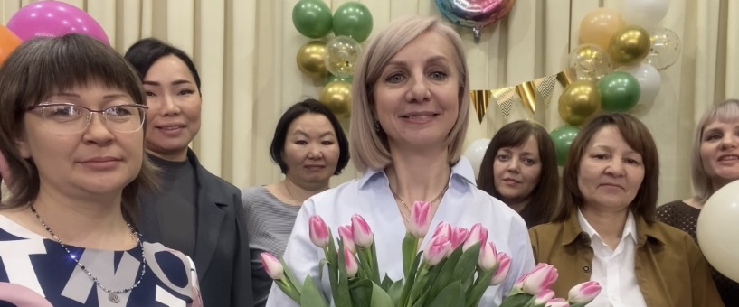 В канун Международного женского дня 8 марта коллектив отделения социального обслуживания на дому поздравили видео обращением милых женщин